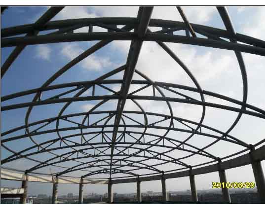 甘南中煤朔州宾馆管桁架工程